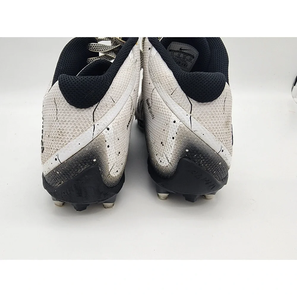 Men's Nike Alpha Pro‎ 2, 3/4 TD Football Cleat 719927 100, size 11 White/Black
